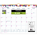 AT-A-GLANCE® Eva Monthly Wall Calendar, 15" x 12", 30% Recycled, January to December 2018 (W1044-707-18)