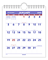 AT-A-GLANCE® Mini Monthly Wall Calendar, 7" x 8", Blue/Red, January To December 2020, PM528  1 thumbnail image