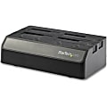 StarTech.com 4 Bay Hard Drive Docking Station For SSD/HDD, SATA, SDOCK4U313