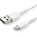 StarTech.com 3.3' USB To Lightning Cable, White 1 thumbnail image