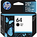 HP 64 Black Ink Cartridge, N9J90AN