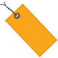 Office Depot® Brand Tyvek® Prewired Shipping Tags, 5 1/4" x 2 5/8", Orange, Pack Of 100 1 thumbnail image