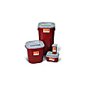Stackable Sharps Containers, X-Large, 32 Qt., Red, Pack Of 10