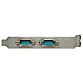 StarTech.com 2 Port ISA RS232 Serial Adapter Card with 16550 UART - Serial adapter - ISA - serial - 2 x 9-pin DB-9 Male RS-232 Serial