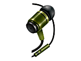 GOgroove AudiOHM In-Ear Headphones, Army Green, GGAORNF110GNEW 1 thumbnail image