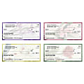 Personal Wallet Checks, 6" x 2 3/4", Singles, Soft Petals, Box Of 120 1 thumbnail image