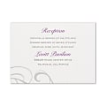 Custom Wedding & Event Reception Cards, 4-7/8" x 3-1/2", Charming Type, Box Of 25 Cards 1 thumbnail image