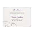 Custom Wedding & Event Reception Cards, 4-7/8" x 3-1/2", Charming Type, Box Of 25 Cards