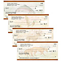 Personal Wallet Checks, 6" x 2 3/4", Singles, American Wildlife, Box Of 150