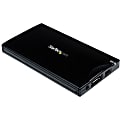 StarTech.com 2.5in Black eSATA USB External Hard Drive Enclosure for SATA HDD