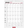 Office Depot Brand Monthly Wall Calendar, 12" x 17", White, January 2027 to December 2027, OD30162827 1 thumbnail image