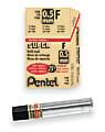 Pentel® Super Hi-Polymer® Leads, 0.5 mm, F, Medium, 12 Leads Per Tube