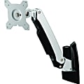 Amer AMR1AW - Bracket - adjustable arm - for monitor - plastic, steel, aluminum alloy - wall-mountable