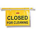 Rubbermaid Commercial Closed For Cleaning Safety Sign - Print/Message "Closed  - 9S1500YWCT 1 thumbnail image