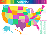 Crayola Dry-Erase USA Map, 23-1/2" x 17-1/2"