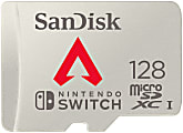 SanDisk® microSDXC Memory Card For Nintendo Switch, 128GB, SDSQXAO128GAN6ZY 1 thumbnail image