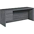 HON® 10500 Series 72"W 2-Drawer Left-Pedestal Desk, Sterling Ash