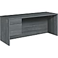 HON® 10500 72"W 2-Drawer Left-Pedestal Computer Desk, Sterling Ash