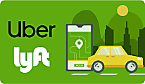 $15.00 Ride Choice Uber/Lyft Card