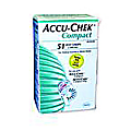 ACCU-CHEK® Compact Plus Test Strips, Box Of 50