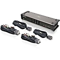 IOGEAR GCS1104 KVM Switch - 4 x 1 - 4 x DVI-I Video, 4 x Microphone, 4 x Audio, 4 x Type B USB 1 thumbnail image