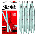 Sharpie S-Gel, Gel Pens, Medium Point (0.7mm), Ocean Fog Barrel, Black Ink, 12 Count 1 thumbnail image