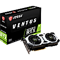 MSI NVIDIA GeForce RTX 2080 Graphic Card - 8 GB GDDR6 - 1.52 GHz Core - 1.80 GHz Boost Clock - 256 bit Bus Width - DisplayPort - HDMI 1 thumbnail image