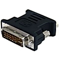 StarTech.com DVI to VGA Cable Adapter - Black - M/F - Connect your VGA Display to a DVI-I source - 6ft dvi to vga adapter - dvi male to vga female adapter - dvi to vga display adapter