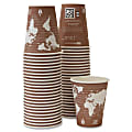 Eco-Products World Art Hot Drink Cups - 2.50 quart - 500 / Carton - Multi - Polylactic Acid (PLA), Resin, Paper - Hot Drink