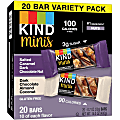 KIND Minis Dark Chocolate Nut Bars Variety - Trans Fat Free, Gluten-free, Low Glycemic, Low Sodium - Salted Caramel Dark Chocolate Nut, Dark Chocolate Almond Coconut - 0.70 oz - 20 / Pack