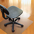 Floortex® Valuemat® Basic Vinyl Lipped Chair Mat for Hard Floors, 36" x 48", Clear 1 thumbnail image