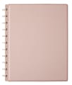 TUL® Discbound Notebook With Textured Hardcover, Letter Size, Narrow Ruled, 60 Sheets, Pink 1 thumbnail image