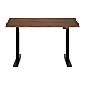FlexiSpot E7 Commercial 55"W Electric Adjustable Height Standing Desk, Black Walnut Top/Black Base 1 thumbnail image