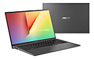 ASUS® VivoBook 15 F512DA-DB34 Laptop, 15.6" Full HD Screen, AMD Ryzen™ 3 3250U, 8GB, 128GB Solid State Drive, Windows 10 Home in S Mode