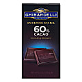 Ghirardelli® Intense Dark, Chocolate Evening Dream 60% Cacao, 3.5 Oz, Pack Of 12 Bags