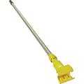 Rubbermaid® Commercial Gripper Wet Mop Handles, 67-15/16", Yellow, Set Of 12 Handles