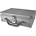 CRU Storage Box - External Dimensions: 9" Length x 5.8" Width x 2" Height - Combination Lock Closure - Heavy Duty - Metal - White - For Hard Drive - 1