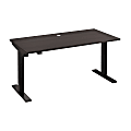 Bush® Business Furniture Move 40 Series Electric 60"W x 30"D Electric Height-Adjustable Standing Desk, Storm Gray/Black, Standard Delivery