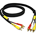 C2G 50ft Value Series 4-in-1 RCA + S-Video Cable - 50ft - Black