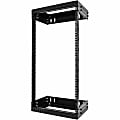 StarTech.com 21U 19" Wall Mount Network Rack - Adjustable Depth 12-20" Open Frame for Server Room /AV/Data/Computer Equipment w/Cage Nuts