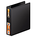 Wilson Jones® Heavy-Duty 3-Ring Binder, 2" D-Rings, Black