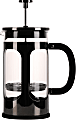 TJ Riley French Coffee Press, 8-1/2”H x 6-5/16”W x 4”D, Clear 1 thumbnail image