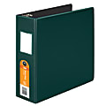 Wilson Jones® Heavy-Duty Binder, 3" No-Gap D-Rings, 53% Recycled, Hunter Green 1 thumbnail image