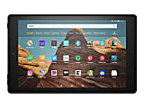 Amazon Fire HD 10 - 9th generation - tablet - 32 GB - 10.1" IPS (1920 x 1200) - microSD slot - black - with Special Offers 1 thumbnail image