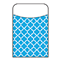 TREND Moroccan Terrific Pockets, 3" x 5", Blue, Pack Of 250 Pockets