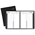 AT-A-GLANCE® 24-Hour Daily Appointment Book/Planner, 6 7/8" x 8 3/4", Black, January to December 2019 1 thumbnail image