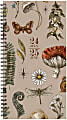 2024-2025 Willow Creek Press Academic Weekly/Monthly Spiral Planner, 3-1/2" x 6-1/2", Woodland Mushroom, July To June, 47712