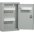 SKILCRAFT® 90-Key Locking Steel Key Cabinet, 17-1/4”H x 14”W x 3-1/4”D, 20% Recycled, Gray 1 thumbnail image
