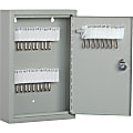 SKILCRAFT® 90-Key Locking Steel Key Cabinet, 17-1/4”H x 14”W x 3-1/4”D, 20% Recycled, Gray