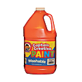 Captain Creative® Washable Paint, Gallon, Orange 1 thumbnail image